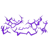 Purple Lightning Top Aura