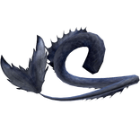 Purple Long Siren Tail