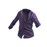 Purple Loose Button-up