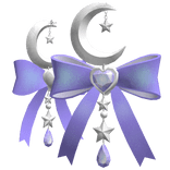 Purple Magical Celestial Earrings (Silver)