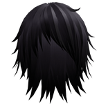 Purple messy scene hair w/ mullet  ✶