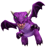 Purple Mini Dragon Fantasy Shoulder Pet