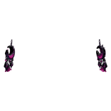 Purple Moon Earrings