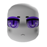 Purple Moth Face