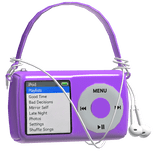 Purple MP3 Shoulder Bag