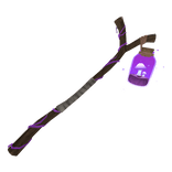 Purple Mushroom Jar Staff