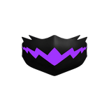 Purple Neon Devil Smile Teeth Mask