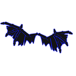 Purple Neon Dragon WIngs