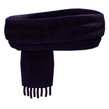 purple oversized wrapped scarf