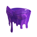 purple paint drip tube top