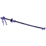 purple periwinkle coquette sword with bows