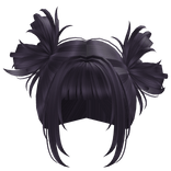 Purple Pigtails W Buns