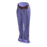 Purple Pleated Pride Collection Trousers