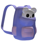 Purple Pocket Bear Backpack (3.0)