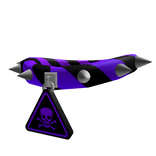 Purple Poison Warning Caution Collar