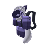 Purple Protogen Backpack Buddy