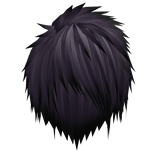 Purple Punk Messy Short Hair 2.0