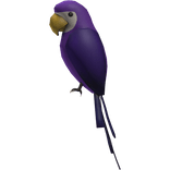 (Purple) Right Shoulder Parrot