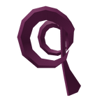 purple right skirt piece