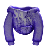 Purple saint Male hoodie