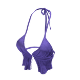 Purple Self Love Halter Cami Top