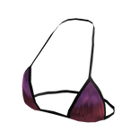 Purple Shiny Metallic Rave Femme Bikini Top