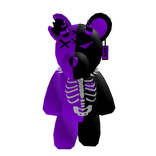 Purple Skeleton Bear
