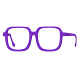 -',ৎ Purple Sleek Geek Glasses