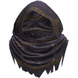 Purple Sorcerer Distressed Rune Hood
