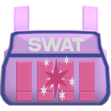♡ Purple sparkle pony S.W.A.T vest