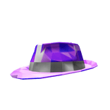 Purple Sparkle Time Fedora
