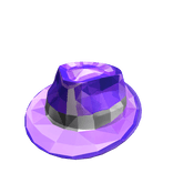 Purple Sparkle Time Fedora