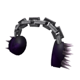 Purple Spiked Headphones