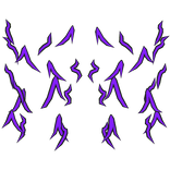 Purple Spiky Aura Bottom