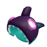 Purple Stitched Shark Hat