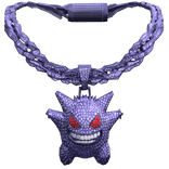 Purple Trendy Ghost Bling Bling Demon Chain 3.0