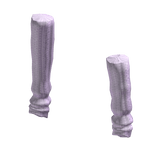 Purple Uneven Leg Warmers