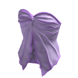 Purple Vacation Twisted Tube Top