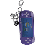 Purple Video Game Keychain