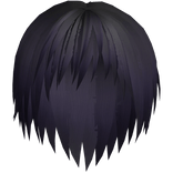 Purple Vkei Unkept Emo Hair