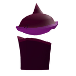 Purple yam right shoulderpad & sleeve Cookie run