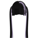 ♡ : purple/black cross goth y2k long pigtails 