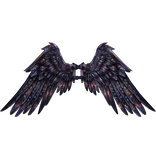 Purple/Black Galaxy w details, Icarus wings add-on
