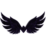Purple/Black Nightmare Knight Wings