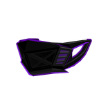Purple/Black Techwear Mask