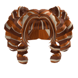 qt calico cat harajuku sweet curly pigtails