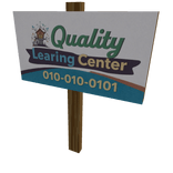 Quality Learing Center Sign