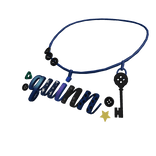 quinny button necklace