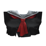 R6 1.0 Girl Black Tattered Sailor Uniform 