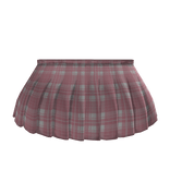 R6 1.0 Girl Pink Plaid Pleated Skirt